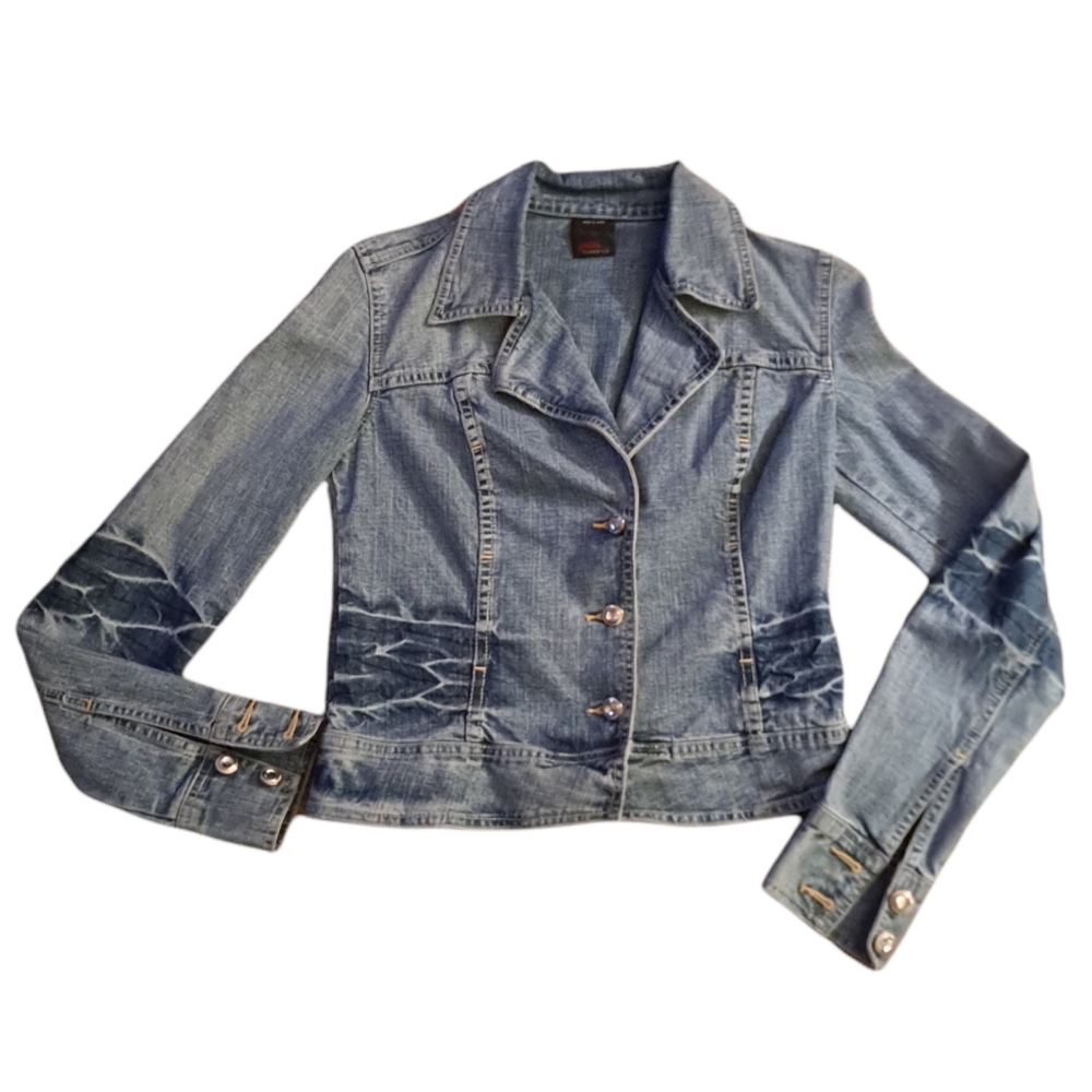 FUBU Classics Blue Jean Jacket, small